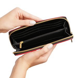 I Jump Instead Trophy Wallet - Showstopper Red w/ Black Logo