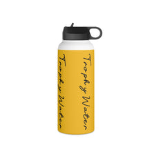 Load image into Gallery viewer, I Jump Instead Stainless Steel Water Bottle - Zesty Lemon w/ Black Logo
