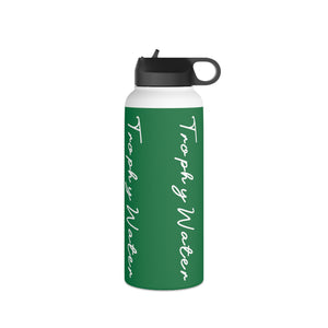 I Jump Instead Stainless Steel Water Bottle - Evergreen w/ White Logo