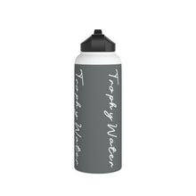 Load image into Gallery viewer, I Jump Instead Stainless Steel Water Bottle - Stormy Grey w/ White Logo
